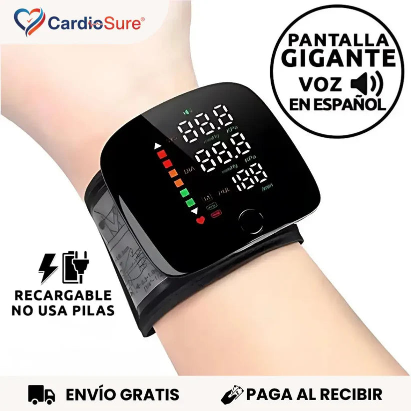 Tensiómetro de muñeca digital